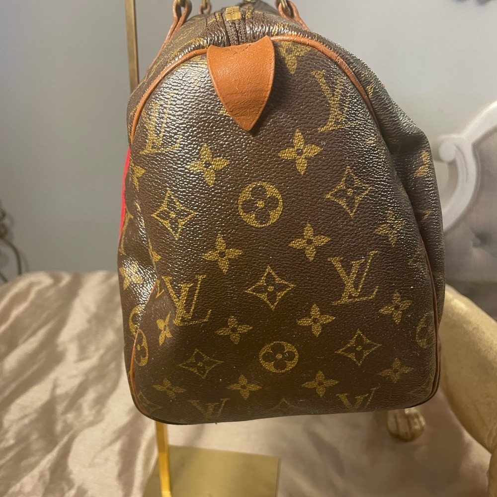 Authentic LOUIS Vuitton Speedy Bag with young artists painting - Picture 3 of 5